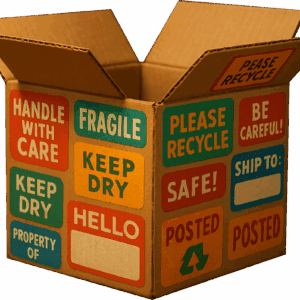 Rectangle Shaped Stickers
